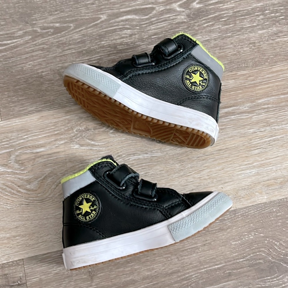 Converse Kids Black High-Top Sneakers